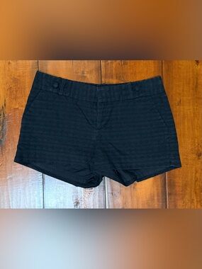 Banana Republic Black Embroidered Shorts